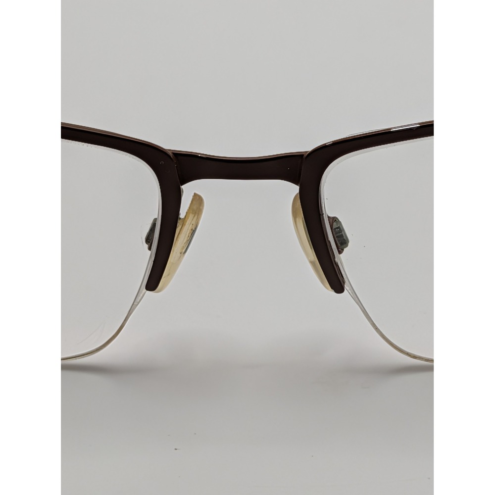 Cole Haan Zerogrand CH4014 Half Rim Eyeglass Frames Brown Teal 51-18-140 - Picture 9 of 16